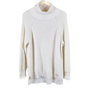 Michael Kors Knit Turtleneck Tunic Sweater